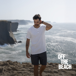 Man wearing a beach outfit from the brand Off The Beach